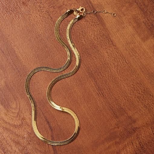 18k Gold plated snake chain