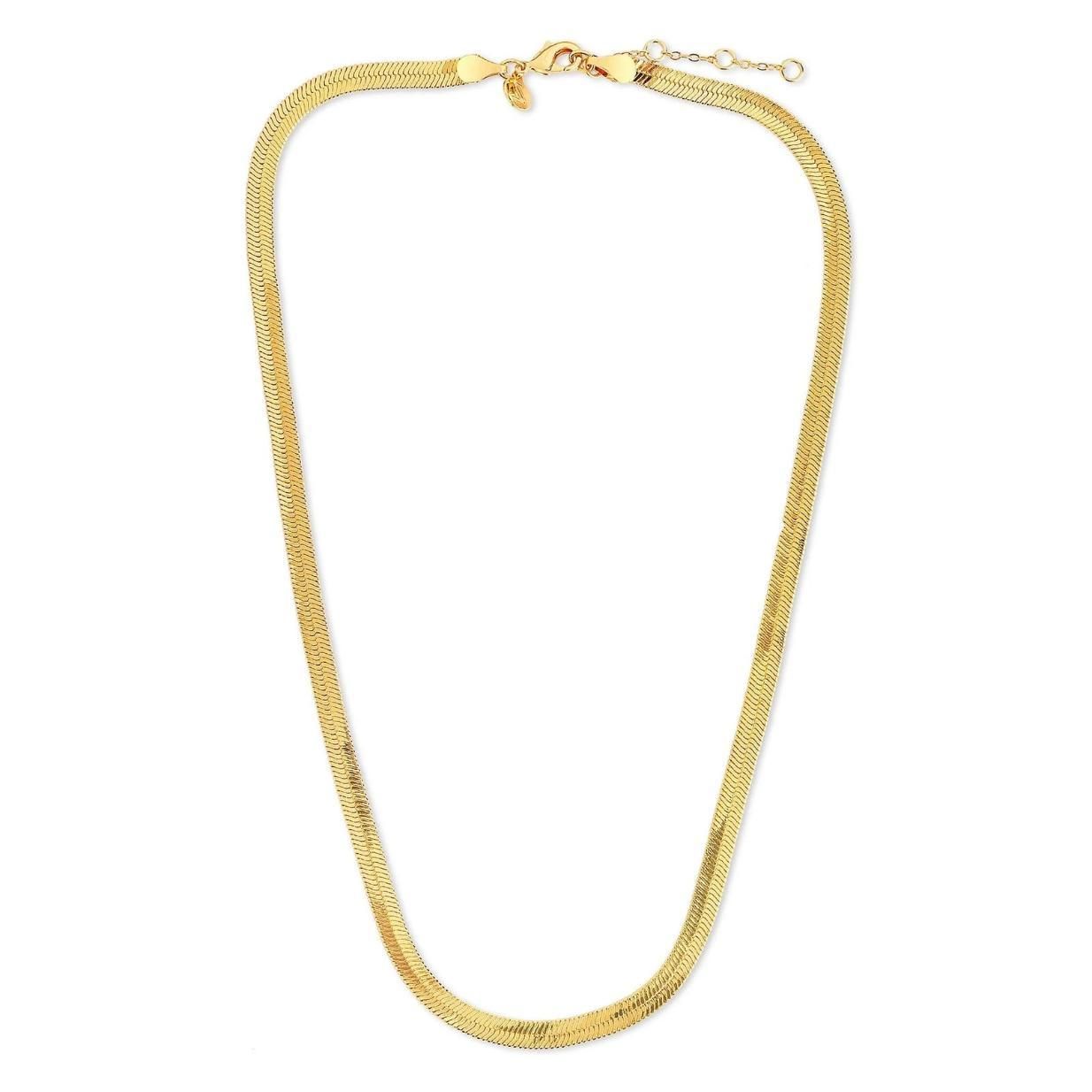 18k Gold plated snake chain