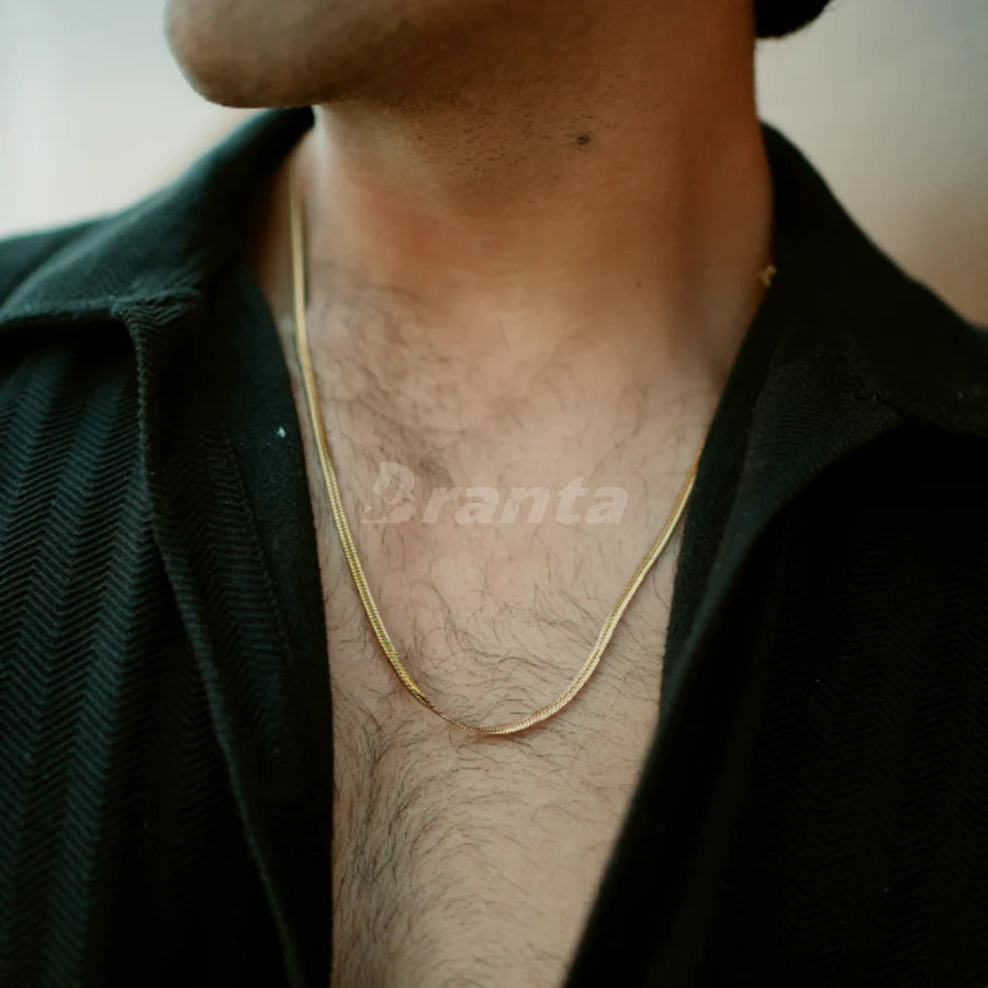 18k Gold plated snake chain