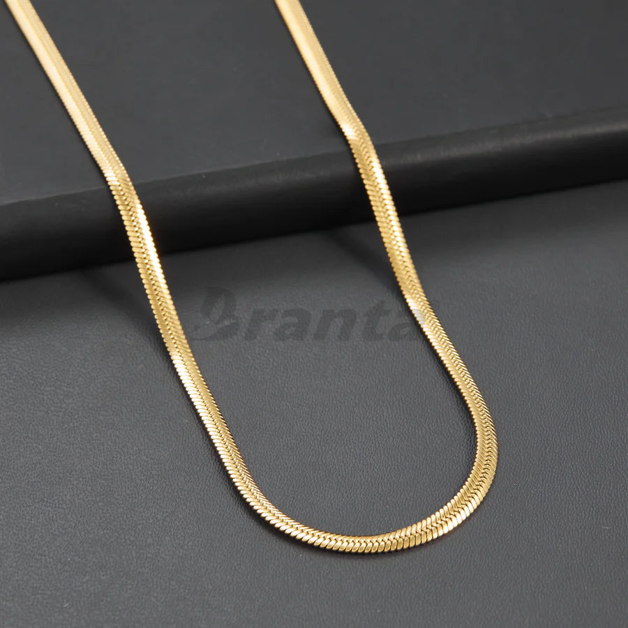 18k Gold plated snake chain